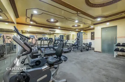 Gym image for: Apartment - 1 Bedroom - 2 Bathrooms for rent in Najma 28 - Ibn Dirhem Street - Najma - Doha, Image 1