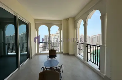 Apartment - 2 Bedrooms - 3 Bathrooms for rent in Viva Central - Viva Bahriyah - The Pearl Island - Doha