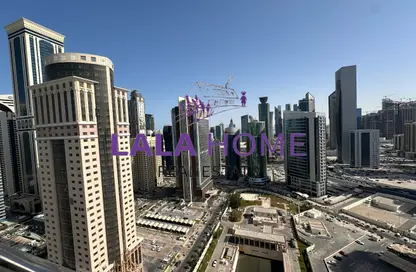 شقة - 2 غرف نوم - 2 حمامات للايجار في برج وست باي - الخليج الجنوبي - الخليج الغربي - الدوحة