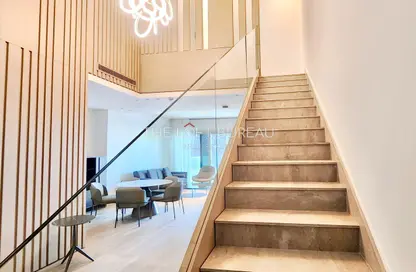 Duplex - 1 Bedroom - 2 Bathrooms for rent in Lusail Residence - Marina District - Lusail