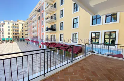 Balcony image for: Apartment - 2 Bedrooms - 3 Bathrooms for sale in Nobili - Qanat Quartier - The Pearl Island - Doha, Image 1
