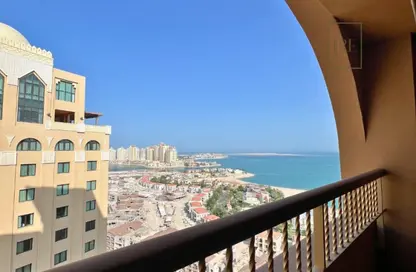 Apartment - 1 Bedroom - 2 Bathrooms for sale in East Porto Drive - Porto Arabia - The Pearl Island - Doha Apartment - 1 Bedroom - 2 Bathrooms for sale in East Porto Drive - Porto Arabia - The Pearl Island - Doha