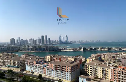 شقة - 2 غرف نوم - 3 حمامات للايجار في منازل تاون هاوس - بورتو أرابيا - جزيرة اللؤلؤة - الدوحة