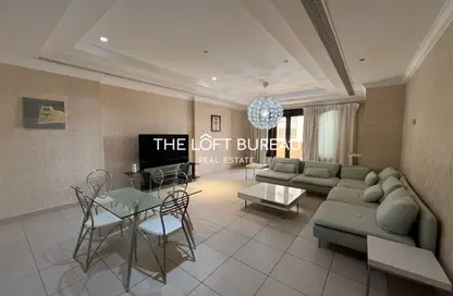 Apartment - 1 Bedroom - 2 Bathrooms for rent in West Porto Drive - Porto Arabia - The Pearl Island - Doha