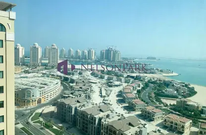 شقة - غرفة نوم - 2 حمامات للايجار في برج 28 - بورتو أرابيا - جزيرة اللؤلؤة - الدوحة