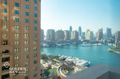 Apartment - 1 Bedroom - 2 Bathrooms for rent in West Porto Drive - Porto Arabia - The Pearl Island - Doha