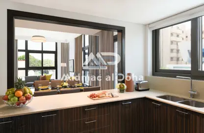 Apartment - 1 Bedroom - 2 Bathrooms for rent in Le Mirage City Walk - Fereej Bin Mahmoud South - Fereej Bin Mahmoud - Doha