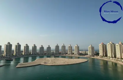 Apartment - 3 Bedrooms - 3 Bathrooms for rent in Viva West - Viva Bahriyah - The Pearl Island - Doha