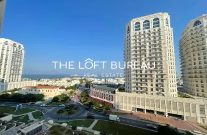 Apartment - Studio - 1 Bathroom for rent in Viva Central - Viva Bahriyah - The Pearl Island - Doha