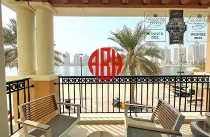 تاون هاوس - غرفة نوم - 2 حمامات للايجار في فيفا بحرية شرق - فيفا بحرية - جزيرة اللؤلؤة - الدوحة