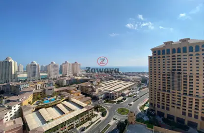 Apartment - 1 Bedroom - 2 Bathrooms for rent in Tower 20 - Porto Arabia - The Pearl Island - Doha