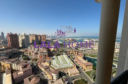 Apartment - 2 Bedrooms - 3 Bathrooms for rent in Viva West - Viva Bahriyah - The Pearl Island - Doha