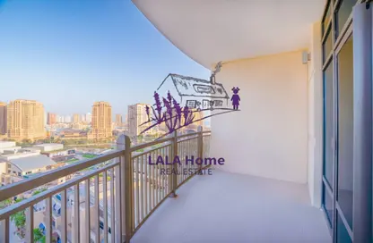 Apartment - 1 Bedroom - 2 Bathrooms for rent in Abraj Bay - Abraj Quartiers - The Pearl Island - Doha