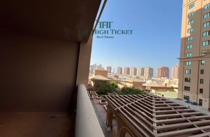 شقة - 1 حمام للايجار في طريق بورتو الغربي - بورتو أرابيا - جزيرة اللؤلؤة - الدوحة