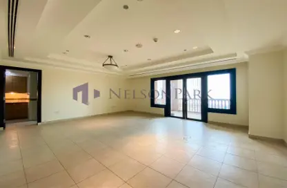 Empty Room image for: Apartment - 4 Bedrooms - 4 Bathrooms for rent in Tower 7 (Ferrari Tower) - Porto Arabia - The Pearl Island - Doha, Image 1