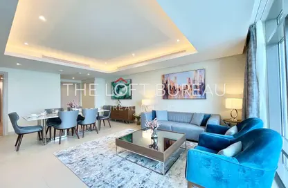 شقة - 2 غرف نوم - 3 حمامات للايجار في ابراج باي - منطقة الأبراج - جزيرة اللؤلؤة - الدوحة