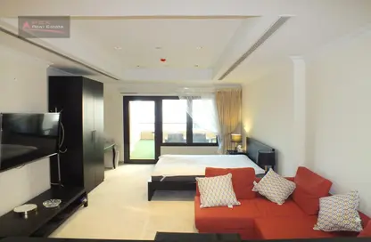 Apartment - Studio - 1 Bathroom for rent in Tower 13 - Porto Arabia - The Pearl Island - Doha