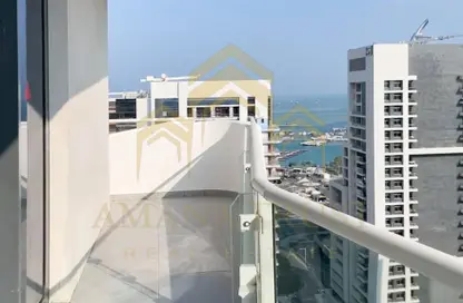 Balcony image for: Apartment - 2 Bedrooms - 3 Bathrooms for rent in Burj Al Marina - Marina District - Lusail, Image 1