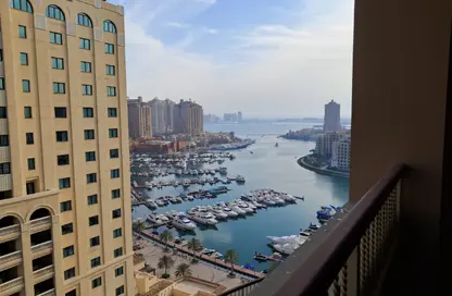 شقة - 2 غرف نوم - 3 حمامات للايجار في وان بورتو ارابيا - بورتو أرابيا - جزيرة اللؤلؤة - الدوحة
