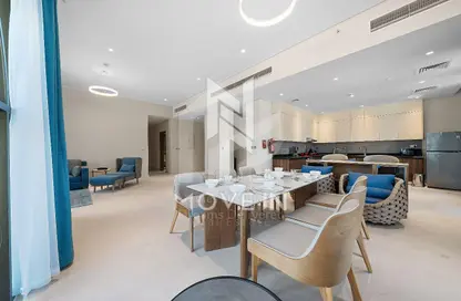 شقة - 2 غرف نوم - 4 حمامات للايجار في البلاج الجنوبي - البلاج - جزيرة اللؤلؤة - الدوحة