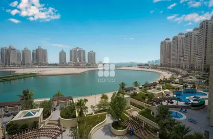 Apartment - 3 Bedrooms - 4 Bathrooms for rent in Viva West - Viva Bahriyah - The Pearl Island - Doha