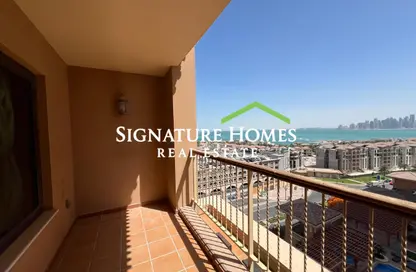 Apartment - 1 Bedroom - 2 Bathrooms for rent in East Porto Drive - Porto Arabia - The Pearl Island - Doha