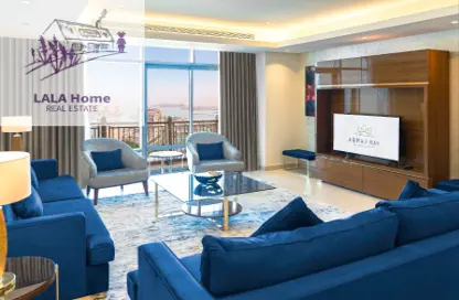 Penthouse - 3 Bedrooms - 4 Bathrooms for rent in Abraj Bay - Abraj Quartiers - The Pearl Island - Doha