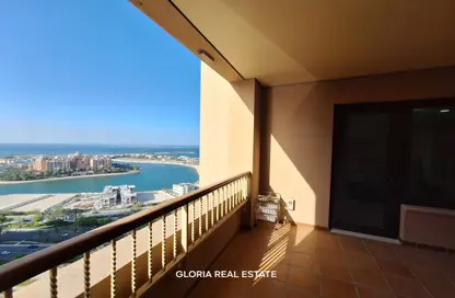 Apartment - 2 Bedrooms - 3 Bathrooms for rent in West Porto Drive - Porto Arabia - The Pearl Island - Doha