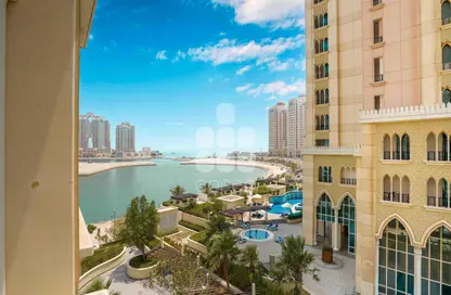 Apartment - 3 Bedrooms - 4 Bathrooms for rent in Viva West - Viva Bahriyah - The Pearl Island - Doha