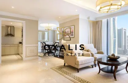 Apartment - 2 Bedrooms - 2 Bathrooms for rent in West Bay Tower - West Bay - West Bay - Doha