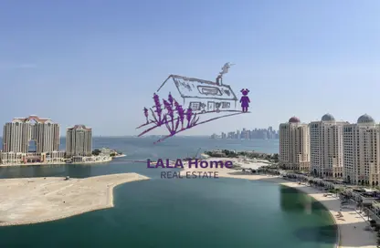Apartment - 3 Bedrooms - 4 Bathrooms for rent in Viva West - Viva Bahriyah - The Pearl Island - Doha