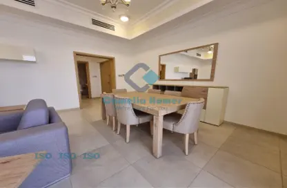 Dining Room image for: Apartment - 2 Bedrooms - 2 Bathrooms for rent in Al Dana st - Muraikh - AlMuraikh - Doha, Image 1