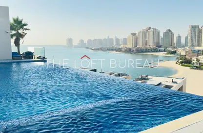 Apartment - Studio - 1 Bathroom for rent in La Plage Centrale - La Plage - The Pearl Island - Doha