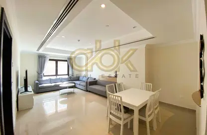 Apartment - 1 Bedroom - 2 Bathrooms for rent in East Porto Drive - Porto Arabia - The Pearl Island - Doha