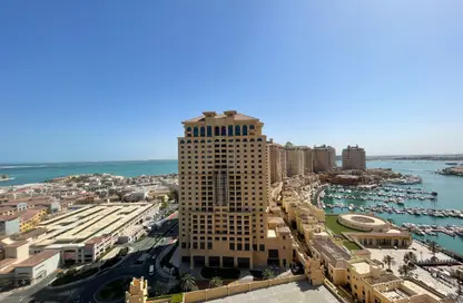 شقة - غرفة نوم - 2 حمامات للايجار في هيلتون الدوحة ذي بيرل ريزيدنسز - منطقة الأبراج - جزيرة اللؤلؤة - الدوحة