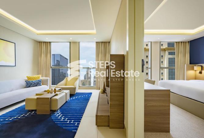 Apartment - 1 Bedroom - 1 Bathroom for rent in Al Shatt Street - West Bay - Doha