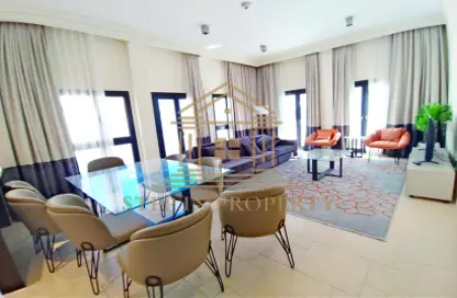 Apartment - 3 Bedrooms - 4 Bathrooms for rent in Chateau - Qanat Quartier - The Pearl Island - Doha