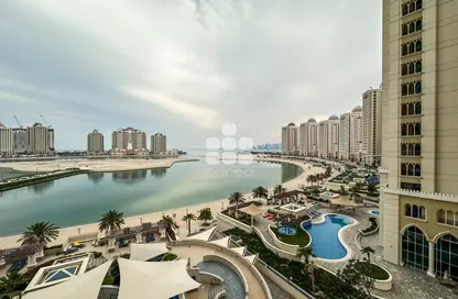 Water View image for: Apartment - 2 Bedrooms - 3 Bathrooms for rent in Viva East - Viva Bahriyah - The Pearl Island - Doha, Image 1