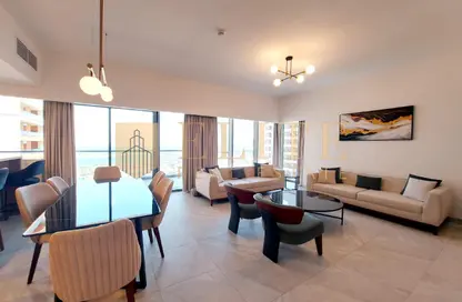 Apartment - 2 Bedrooms - 3 Bathrooms for rent in Lusail Marina Heights - Marina District - Lusail