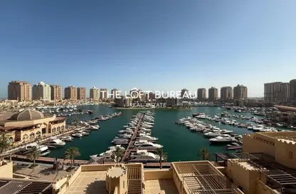 شقة - 1 حمام للايجار في طريق بورتو الغربي - بورتو أرابيا - جزيرة اللؤلؤة - الدوحة