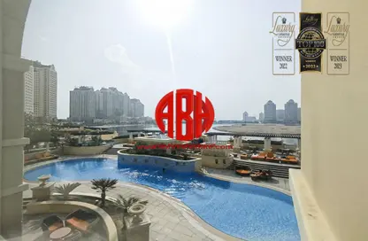 Apartment - Studio - 1 Bathroom for rent in Viva East - Viva Bahriyah - The Pearl Island - Doha