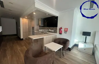 Apartment - Studio - 1 Bathroom for rent in Viva West - Viva Bahriyah - The Pearl Island - Doha