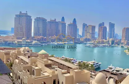 Apartment - 1 Bedroom - 2 Bathrooms for rent in West Porto Drive - Porto Arabia - The Pearl Island - Doha