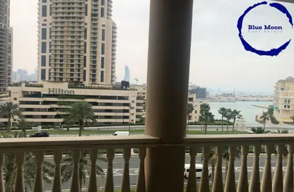 Apartment - 1 Bedroom - 2 Bathrooms for rent in East Porto Drive - Porto Arabia - The Pearl Island - Doha