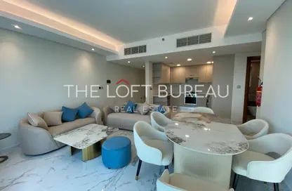 شقة - 2 غرف نوم - 3 حمامات للايجار في برج مارينا 23 - منطقة المارينا - الوسيل