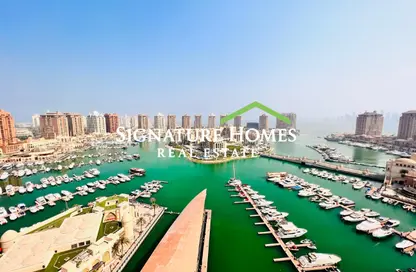 شقة - 3 غرف نوم - 4 حمامات للايجار في طريق بورتو الشرقي - بورتو أرابيا - جزيرة اللؤلؤة - الدوحة