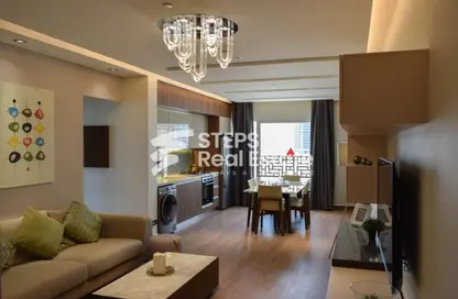 Apartment - 1 Bedroom - 2 Bathrooms for rent in Lusail Residence - Marina District - Lusail