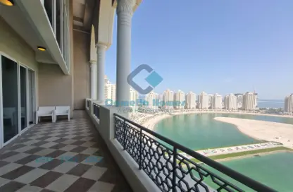 Apartment - 7 Bedrooms for rent in Viva West - Viva Bahriyah - The Pearl Island - Doha