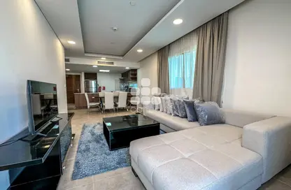 Living Room image for: Apartment - 2 Bedrooms - 2 Bathrooms for rent in Al Erkyah City - Lusail, Image 1