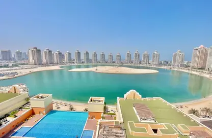 شقة - غرفة نوم - 2 حمامات للايجار في ابراج المتحدة - فيفا بحرية - جزيرة اللؤلؤة - الدوحة